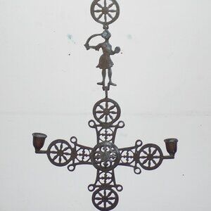 Byzantine Cross Candle Holder
